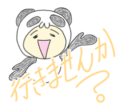 mami panda 5 sticker #5455213