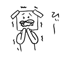 dog square part2 sticker #5455327