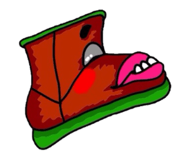 The rainboots and girl :D sticker #5455541