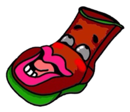 The rainboots and girl :D sticker #5455543