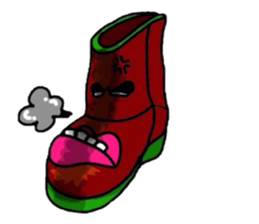 The rainboots and girl :D sticker #5455547