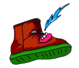 The rainboots and girl :D sticker #5455553