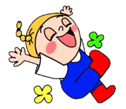 The rainboots and girl :D sticker #5455557