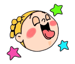 The rainboots and girl :D sticker #5455561