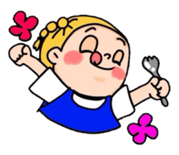 The rainboots and girl :D sticker #5455562