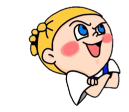 The rainboots and girl :D sticker #5455571