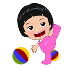 Melissa loves to play sticker #5456770