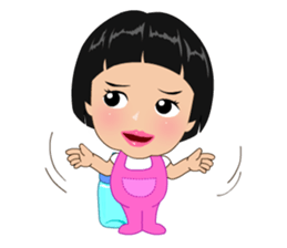 Melissa loves to play sticker #5456773