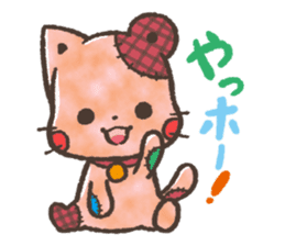 Cat-Bear-stuffed-toy sticker #5456781