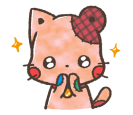 Cat-Bear-stuffed-toy sticker #5456786