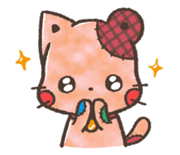 Cat-Bear-stuffed-toy sticker #5456786