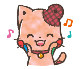 Cat-Bear-stuffed-toy sticker #5456788