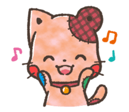 Cat-Bear-stuffed-toy sticker #5456788