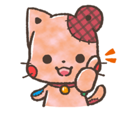 Cat-Bear-stuffed-toy sticker #5456790