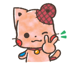 Cat-Bear-stuffed-toy sticker #5456794