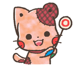 Cat-Bear-stuffed-toy sticker #5456801