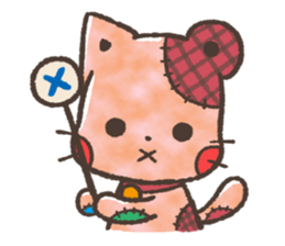 Cat-Bear-stuffed-toy sticker #5456802