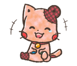 Cat-Bear-stuffed-toy sticker #5456805