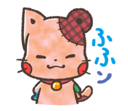 Cat-Bear-stuffed-toy sticker #5456806