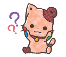 Cat-Bear-stuffed-toy sticker #5456807