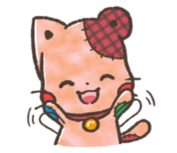 Cat-Bear-stuffed-toy sticker #5456808