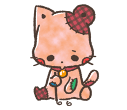 Cat-Bear-stuffed-toy sticker #5456814