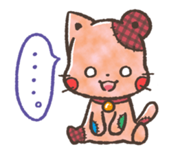 Cat-Bear-stuffed-toy sticker #5456819