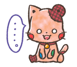 Cat-Bear-stuffed-toy sticker #5456819