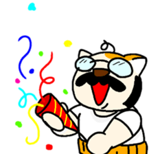 Cat of father sticker #5457026