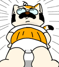 Cat of father sticker #5457030