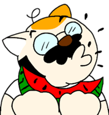 Cat of father sticker #5457032