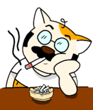 Cat of father sticker #5457033