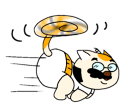 Cat of father sticker #5457040