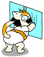 Cat of father sticker #5457041