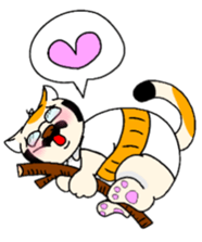 Cat of father sticker #5457054