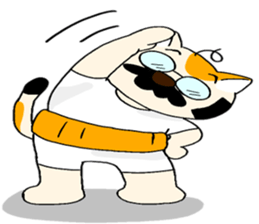 Cat of father sticker #5457059