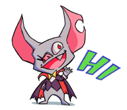 monsters - vampire Kitti and the gang sticker #5457260