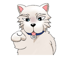 Small White 2 sticker #5457868