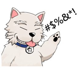 Small White 2 sticker #5457869