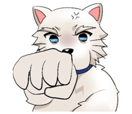 Small White 2 sticker #5457889