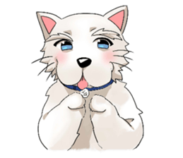 Small White 2 sticker #5457892