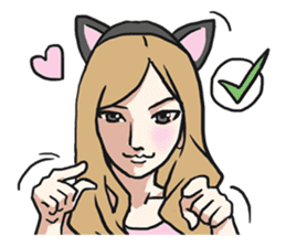 AsB - The Comic Cat Girls sticker #5458020