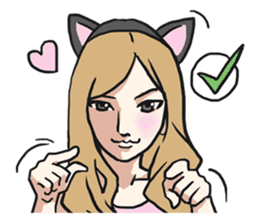 AsB - The Comic Cat Girls sticker #5458020