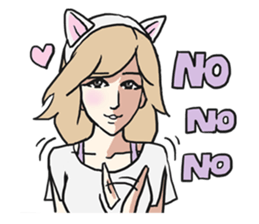AsB - The Comic Cat Girls sticker #5458028