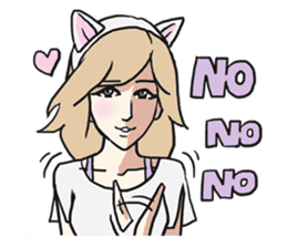 AsB - The Comic Cat Girls sticker #5458028
