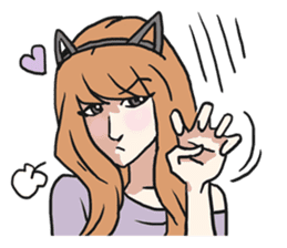 AsB - The Comic Cat Girls sticker #5458042