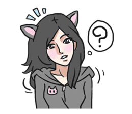 AsB - The Comic Cat Girls sticker #5458044