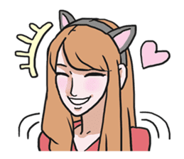 AsB - The Comic Cat Girls sticker #5458048