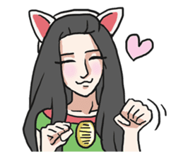 AsB - The Comic Cat Girls sticker #5458052