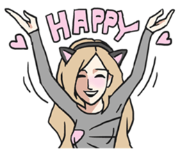 AsB - The Comic Cat Girls sticker #5458054